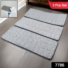 Microfiber Flat Mop Refill Pad For Dry and Wet Cleaning of All Smooth Floors Pad (3 Pc Set)