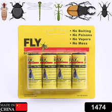 Adhesive strips for flies and mosquitoes