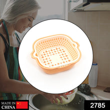 Multi-functional basket strainer with dual use for rinsing