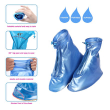 XL size plastic shoes cover for rain and snow, anti-slip boots