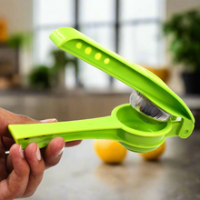 Dual-purpose lemon squeezer with opener function