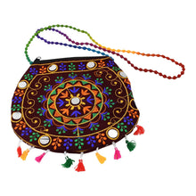 Handcrafted Cotton Embroidered Shoulder Bag / Purse for Girls & women (1 Pc / 9 Inch / Mix Desing)