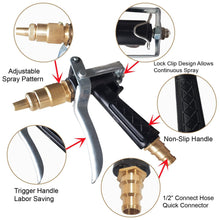 Water spray gun used for washing cars, bikes, or plants