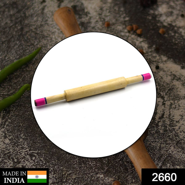 Essential wooden rolling pin for home kitchens, used for making rotis and dough