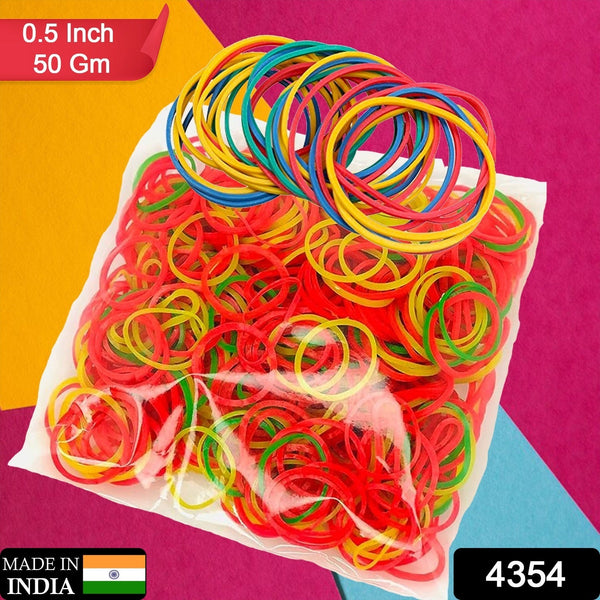 Multicolor rubber bands for office, home, and kitchen use