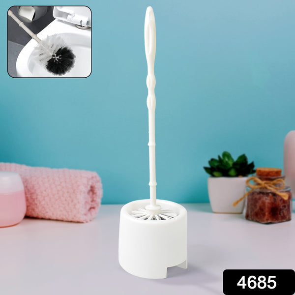 Toilet Brush with Holder Stand, Toilet Brush Set Toilet Cleaning Brush Household, Bathroom Cleaning Tools