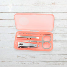 Nail care set with case for travel