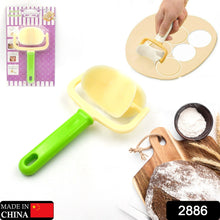 Plastic Round Roll Forming Cutter Cake Ball Tongs and Molds, Puri Cutter, Roller Machine for Baking Tools (1 Pc Mix Color)