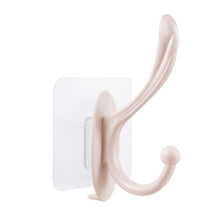 Easy-to-install self-adhesive wall hook, plastic.